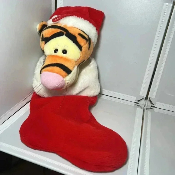 Vintage Tigger Christmas Stocking Disney Winnie the Pooh Y2k Xmas Holiday - Picture 1 of 2